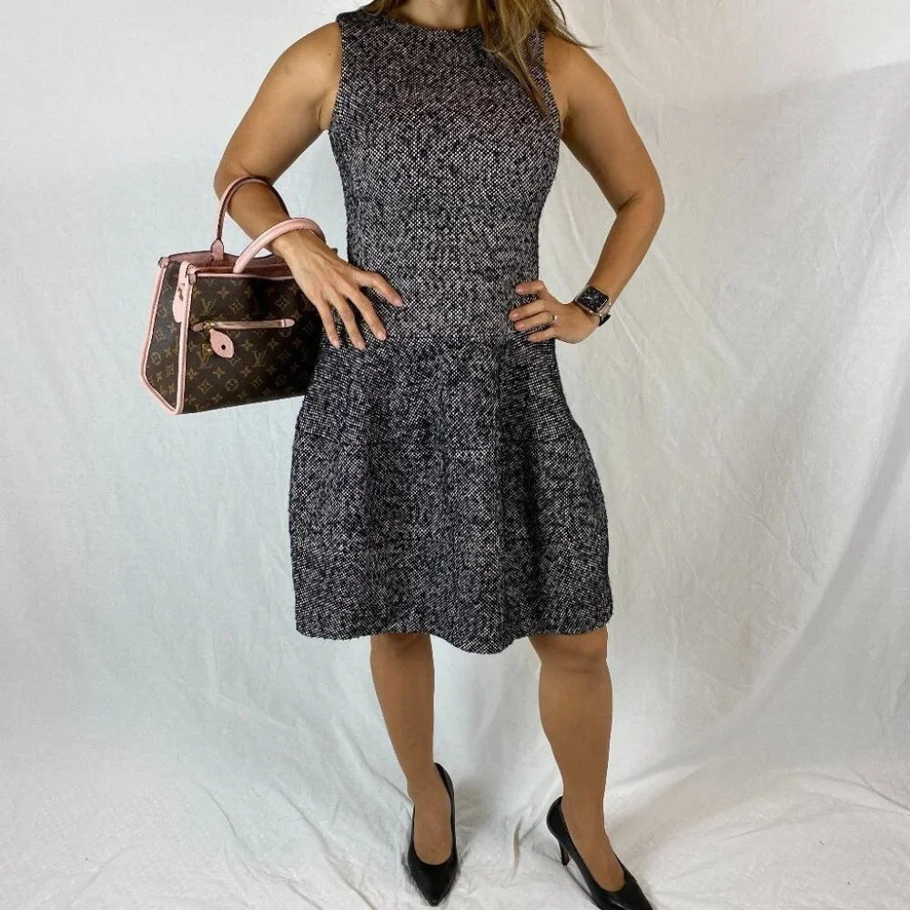 MK Michael Kors Earth Tones Thick Tweed Dress